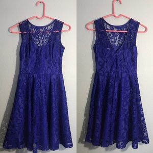 Fancy blue dress
